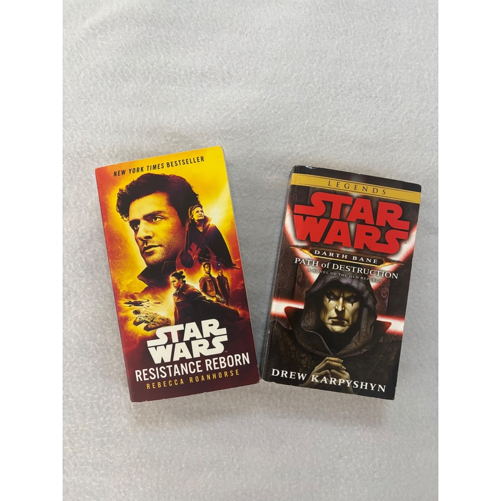 Star Wars Book Lot Resistance Reborn & Darth Bane Path of Destruction Paperbacks